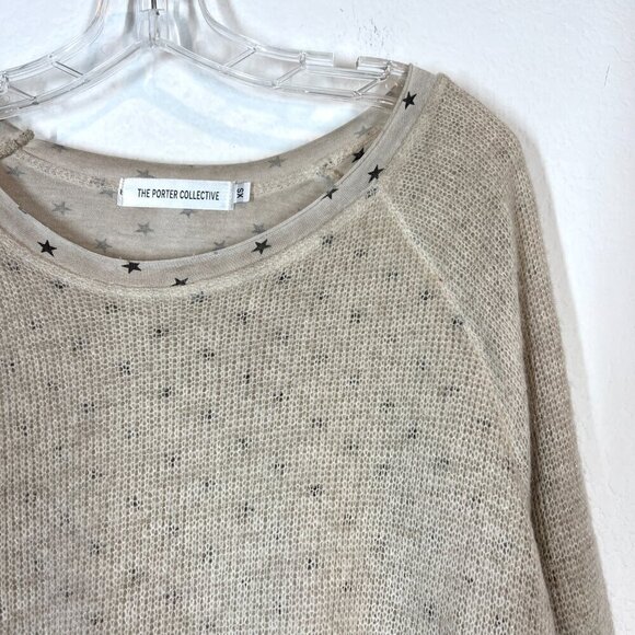 Sweater Tunic Top Layered Star Oversized Mohair XS - Picture 3 of 7